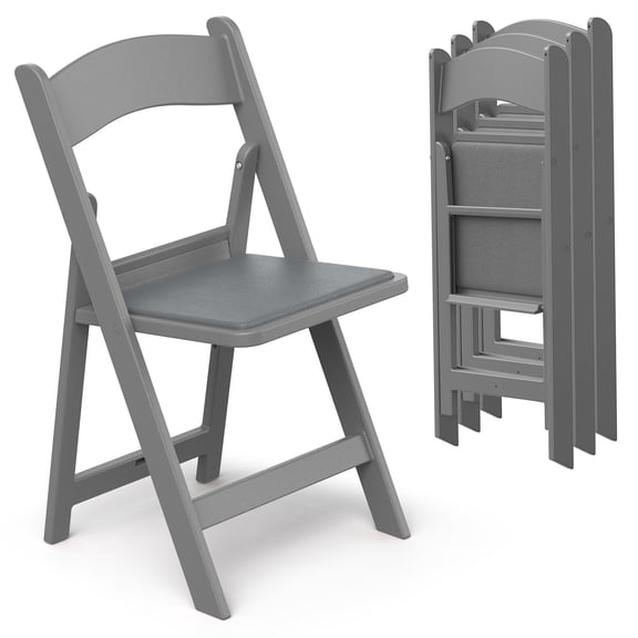 Nazhura Garden and Patio Folding Chair, Lightweight with Padded Seat, Water-Proof, Double Braced Frame, Non-Slip Feet, 900LB Capacity