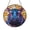 Acrylic 3.5 Inch, variant on Stained Glass Purple Blue Amber Hippo Suncatcher, Window Hanging Ornament, Colorful Animal Home Decor, Unique Gift