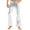 Silver, variant on Men's PVC Leather Flared Trousers 60s 70s Shiny Metallic Long Pants Bell Bottom Silver XXL