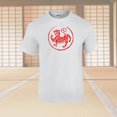 thumbnail image 2 of Shotokan Karate T-Shirt TKD Shirt Japan Martial Arts Tiger Men's Unisex Shirts (White, LG), 2 of 3