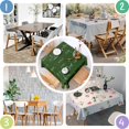 thumbnail image 4 of Math Equations Math Symbols Green Pattern Square Tablecloth,Waterproof Square Table Cover,Wipeable Spillproof Washable Table Cover for Home Kitchen Party Decor 42"X42"(107x107cm), 4 of 6