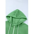 thumbnail image 3 of ABPHQTO Chaqueta con capucha y cordón de bolsillo con cremallera verde de mujer, 3 of 5