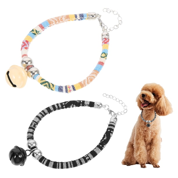2 collares para gatos y perros, accesorios para mascotas, collares para gatitos y cachorros.