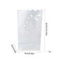 thumbnail image 3 of 10 Pack Hollow Paper Luminaria Bags 10x6 Inch, Christmas Thanksgiving Halloween Cutout Candle Bags for Yard Walkway Pathway Holiday Wedding Decor, 3 of 6