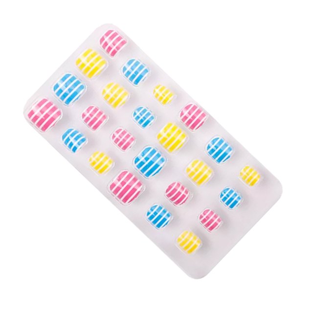 Minnieouse 1 juego de envolturas navideñas para uñas Dibujos animados Niños adorables Kit de manicura Regalos Pinceles de maquillaje y herramientas PNT-16-04 Minnieouse CE011465-04