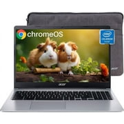 Acer Newest Chromebook 315 Laptop, 15.6" HD Display, Intel Celeron N4020(Up to 2.8GHz), 4GB RAM, 64GB eMMC, Intel UHD Graphics, 12.5H Long Battery, WiFi, Bluetooth, Chrome OS