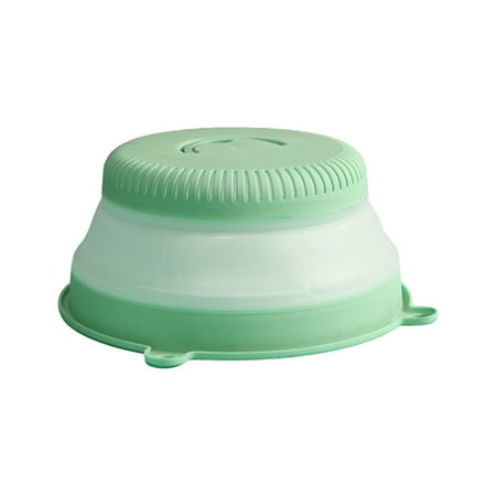 

Hapeisy Collapsible Food Cover，Fruit and Vegetable Folding Draining Basket，Double Hanging Hole Design，for Camping Party BBQ Picnics Kitchen TPR+PP