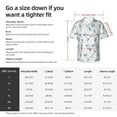 thumbnail image 3 of KLL Men's Hawaiian Shirt Short Sleeve Button Down Beach Shirts-Scarf Bear, 3 of 5