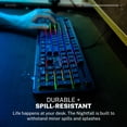 thumbnail image 2 of JLab Nightfall Wired Gaming Keyboard, RGB, Media Dial, Anti-Ghost, Full-Size, Black, 2 of 10