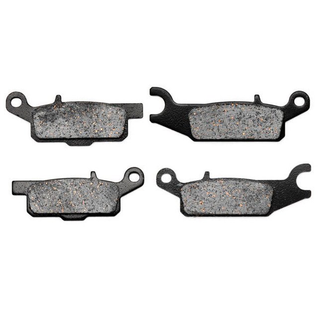 KMG Rear Brake Pads Compatible with 2009-2011 Yamaha YFM 550 4WD Grizzly Auto FI - Non-Metallic Organic NAO Brake Pads Set