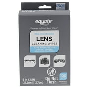 Equate Pre-Moistened Lens Cleaning Wipes, 100 Count