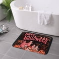 thumbnail image 6 of Halloween Non Slip Door Mat, Halloween Happy Ghost Pumpkin Halloween Decor Absorbent Bath Tub Mats, Bathroom Rugs Welcome Mat, Bath Mat for Halloween Decor Home, Kitchen 16x24in, 6 of 6