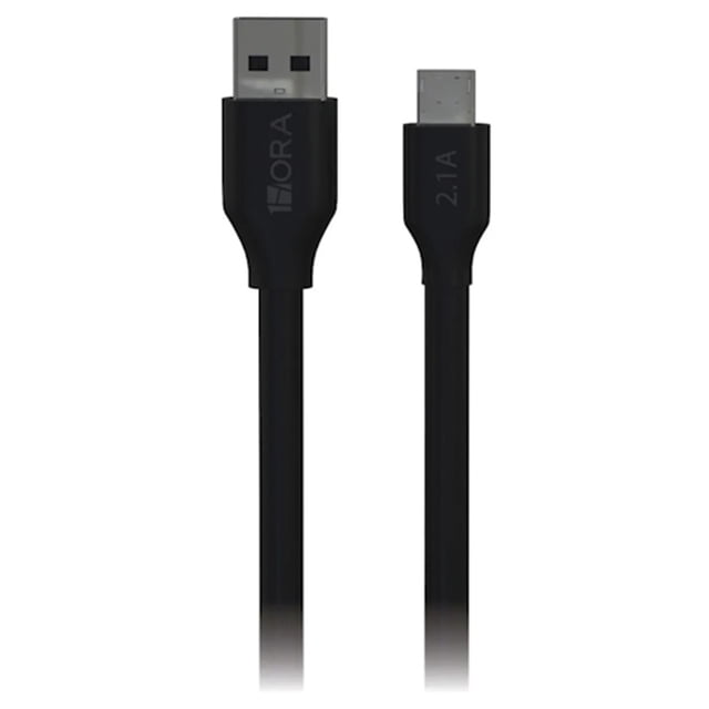 Cable de Carga y Datos V8 Micro USB Sencillo 1m 1Hora Negro 1Hora