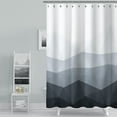 thumbnail image 6 of Grrvtrz Gradient Splicing Digital Printed Shower Curtain Partition Curtain Bathroom Curtain with Hanging Curtain Bathroom Partition Pattern Shower Curtain,Bathroom Decor,Bathroom Accessories, 6 of 6