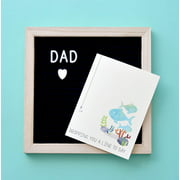Fishing Theme Father's Day Card (4.25" X 5.5") by Nerdy Words