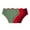 Green/Red/Wine, variant on WREESH 3-Pack Women's High-Waisted Ruched Bikini Bottoms, Tummy Control Swimwear, Quick-Dry Bathing Suit Bottom