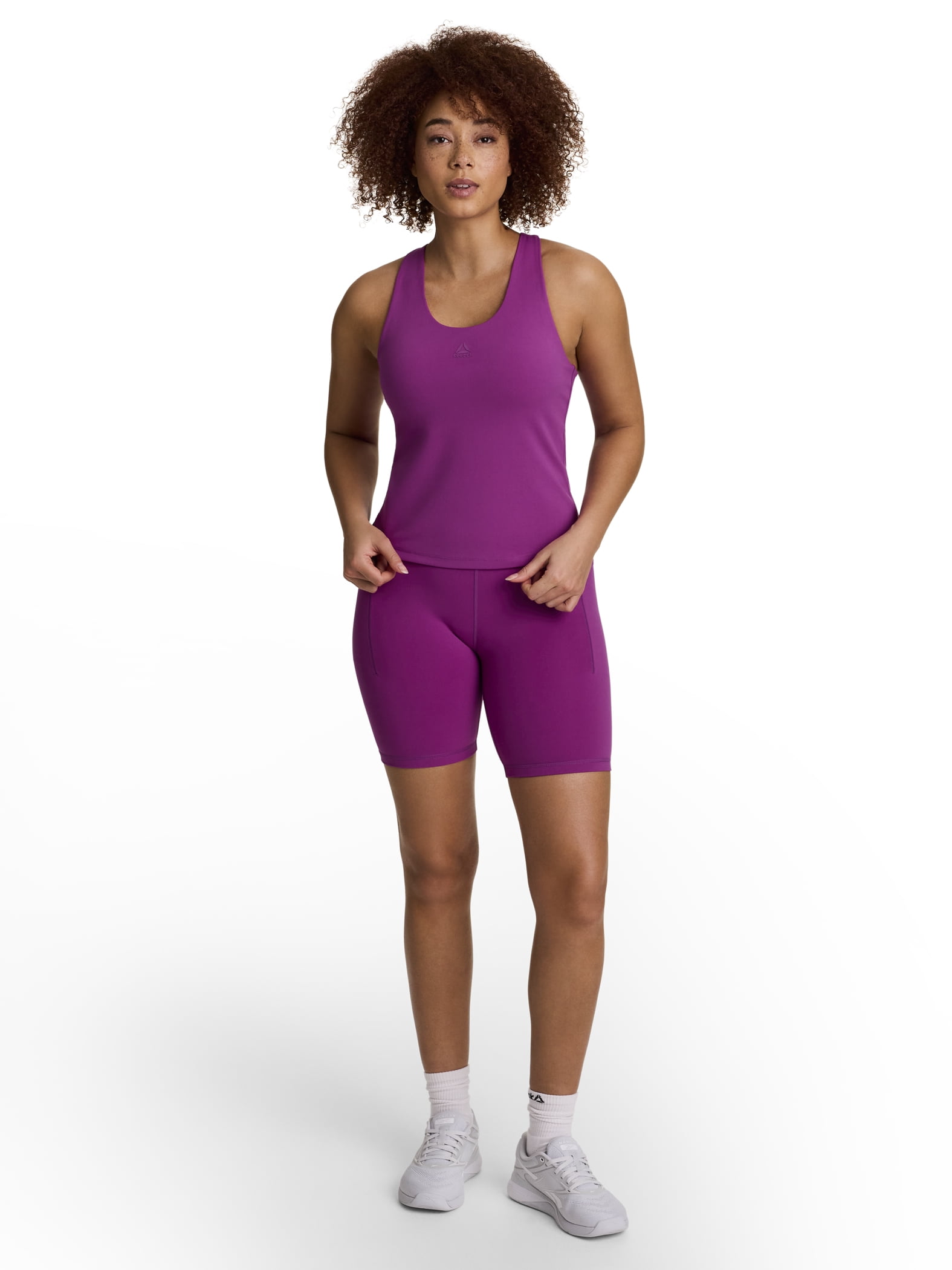 Reebok Women's Medium Impact Move Bra Tank with Removable Cups, Sizes XS-4X