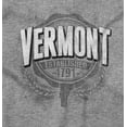 thumbnail image 2 of Vermont VT Student Campus Pride Seal Plus Size Crewneck Graphic Tee Shirt Brisco Brands 3X, 2 of 3