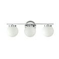 thumbnail image 2 of Trade Winds Antoinette 3-Light 24" Bathroom Vanity Light in Chrome, 2 of 6