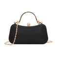 thumbnail image 3 of Bolso bandolera para mujer, bolso con cadena, bolso informal duradero, bolsos de noche Negro Yuyangstore Bolso bandolera, 3 of 8