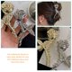 thumbnail image 2 of pinzas de metal con forma de rosa para el pelo, pinzas para el pelo de moda, tocados., 2 of 6