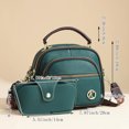 thumbnail image 3 of HGIEYS Vintage Leather Saddle Bag Purse for Women Small Tote Bag with Compartments Trendy Crossbody Purses for Women, 3 of 9