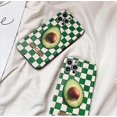 thumbnail image 4 of Estuche de aguacate con tablero de ajedrez liangnv compatible con iPhone 12/iPhone 12 Pro/iPhone 12 Pro Max, estuche protector a prueba de golpes e impermeable para niños y niñas, 4 of 5