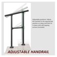 thumbnail image 4 of Hand Rails for Outdoor Steps, 2 Step Handrail 2 Pack, Outdoor Handrail Stair Railing Kit, Safety Hand Rails for Seniors, 4 of 9