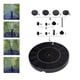 thumbnail image 3 of Fuente solar flotante para exteriores de 3,5 W, bomba solar para estanque con 4 boquillas, ideal para bebederos de pájaros, acuarios, jardines y fuentes., 3 of 5