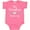 Hot Pink, variant on Inktastic My Grandma Loves Me Heart Grandchild Boys or Girls Baby Bodysuit