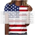 thumbnail image 3 of Qingpeng 4th of July Patriotic T Shirts for Women Summer Star Print Shirts Women's Independence Day Short Sleeve Casual Tee Tops, 3 of 5