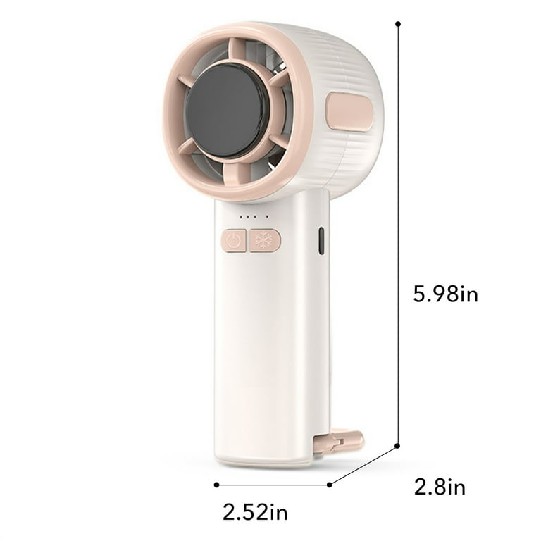 Mini Handheld Fan, 4 Speeds, USB Rechargeable photo 6