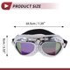 thumbnail image 4 of Gafas de montar para motocicleta plegables de PC PU esponja para motocross, bicicleta de tierra, ATV, lente multicolor, marco blanco plateado, 4 of 6