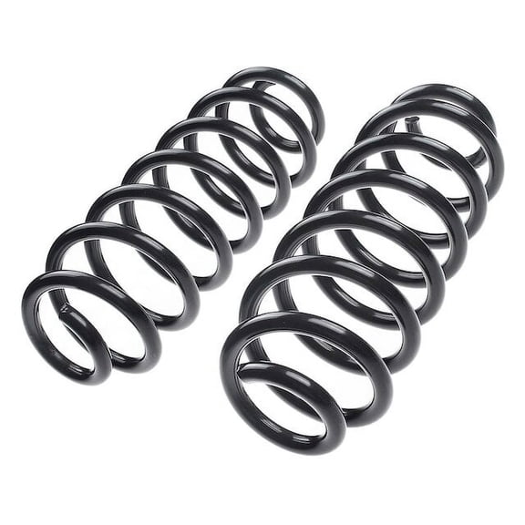 Rear Coil Spring Set 2 - Compatible with 2006 - 2010, 2012 - 2019 Volkswagen Passat - Autopart Premium