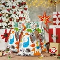 thumbnail image 6 of Xecao Animals Print Burlap Gift Bags with Drawstring and Gift Tags, Gift Bags, Burlap Bags, Jute Bags for Party, Christmas, DIY Craft Bags-Medium, 6 of 9