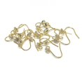 thumbnail image 2 of Pendientes de oro de 14 quilates con forma de gancho para la oreja que conservan el color, accesorios de joyería hechos a mano para evitar alergias, 2 of 5