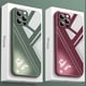 thumbnail image 2 of Funda de teléfono con espejo templado, carcasa de protección completa con lente cuadrada para IPhone 14, 11, 13, 12 Pro Max, Mini, XS, XR, X, 7, 8 Plus Fivean unisex, 2 of 2