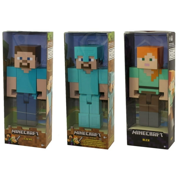 minecraft steve action figures