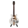 thumbnail image 1 of Guitarra En Miniatura De Madera, Mini Instrumento Musical, Modelo Coleccionable Portátil Con Estuche Para El Hogar, 1 of 7