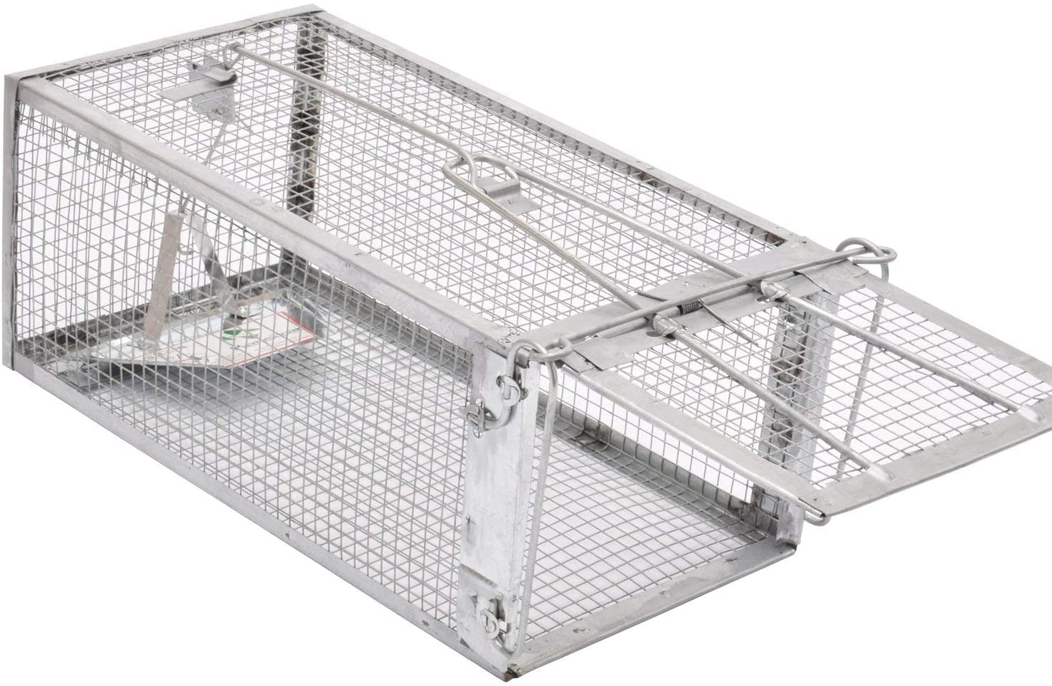 Cisvio Rat Trap Cage Humane Live Rodent Trap Cage Mouse Control Bait Catch That Work for Indoor and Outdoor Small Animal