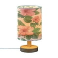 thumbnail image 2 of Table Lamp Desk Lamp Bedside Lamp LED Lamp Night Light With USB Charging Interface for Home Bedroom Living Room Flowers Pink, 2 of 7