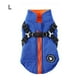 thumbnail image 2 of Arnés de invierno para mascotas, chaqueta impermeable a prueba de viento, para correr, ropa Universal ligera, gancho trasero, decoración de ropa, azul L Eigraketly PT000587-10, 2 of 7