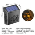 thumbnail image 4 of Luces solares para cubierta Luces solares para cercas Luces decorativas para jardín al aire libre A Eccomum Lámpara de exterior, 4 of 7