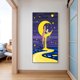 thumbnail image 5 of Cuadros Decorativos 5D Kit Rhinestone DIY Girl on Moon Full Round Drill Diamond Painting Craft Ndcxsfigh Nuevos Originales, 5 of 9
