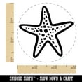 thumbnail image 2 of Starfish Sea Star Self-Inking Rubber Stamp Ink Stamper - Orange Ink - Small 3/4 Inch, 2 of 7