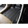 thumbnail image 4 of 3D MAXpider 16-21 Tesla Model X Elegant Hybrid 1st Row Floormat - Black, 4 of 5