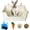 White, variant on Pink Extra Large Small Pet Litter Box for Rabbits Guinea Pigs Rats and Chinchillas