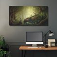 thumbnail image 5 of Luxe Metal Art 'Forgotten Fairytales' by JoJoesArt, Metal Wall Art, 48"x24", 5 of 9