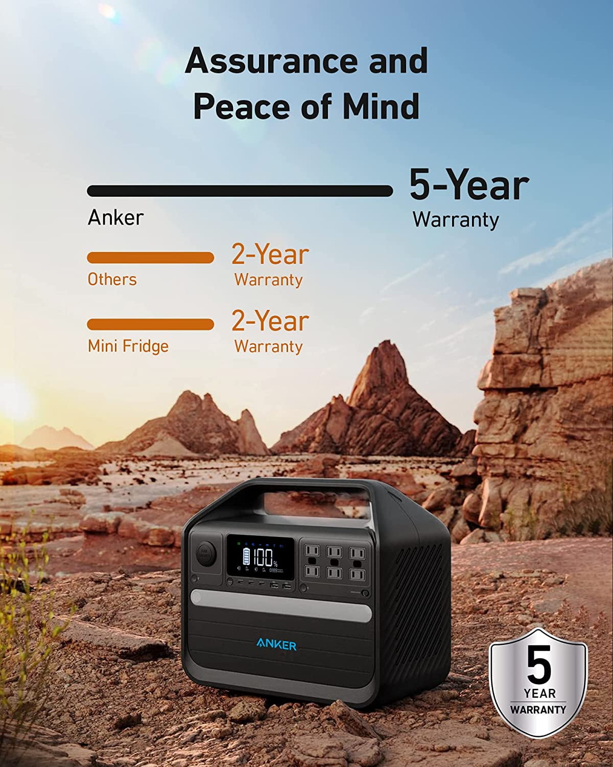 Buy Anker 555 Portable Power Station 1024Wh Solar Generator with
