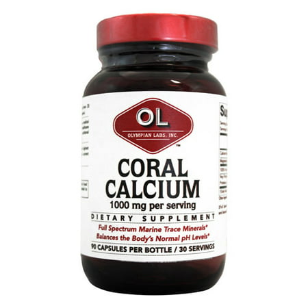 Olympian Labs Le calcium de corail Complément alimentaire, 1000 mg, 90 count